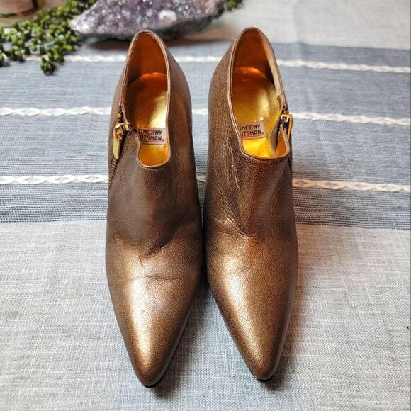 TIMOTHY HITSMAN Heeled Booties - Picture 1 of 8